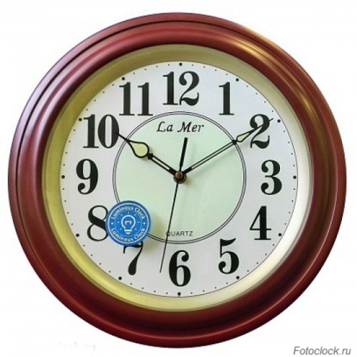 Настенные часы La Mer GD051-1 Brown