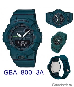 Ремешок для часов Casio GBA-800-3A (10561445)