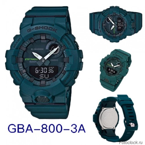 Ремешок для часов Casio GBA-800-3A (10561445)