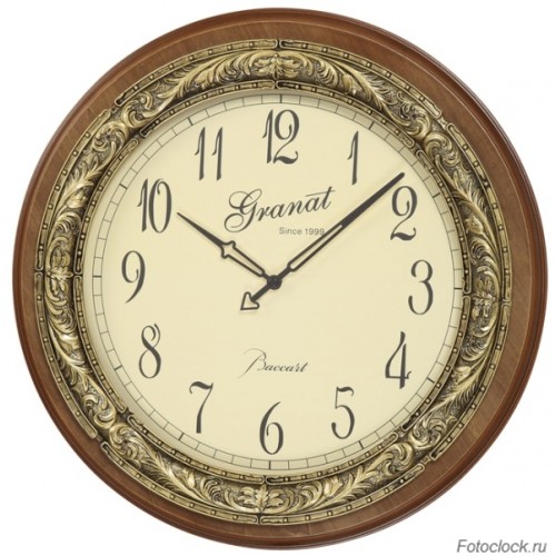 Большие настенные кварцевые часы Granat Baccart GB 16328